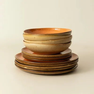 Assiettes au quotidien - Collection Flower Seeds - TERRAFINA STONEWARE