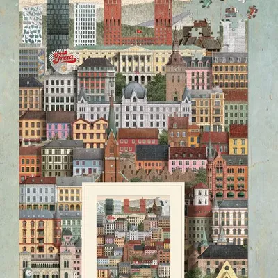 Cadeaux - Puzzle Oslo (1000 pièces) - MARTIN SCHWARTZ