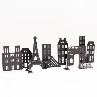 Objets personnalisables - Kit Memory City en bois à faire soi-même - ENJOYTHEWOOD