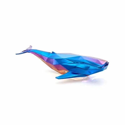 Spa - Sculpture baleine en porcelaine – Édition Bleue - OCEANSTORE DESIGN