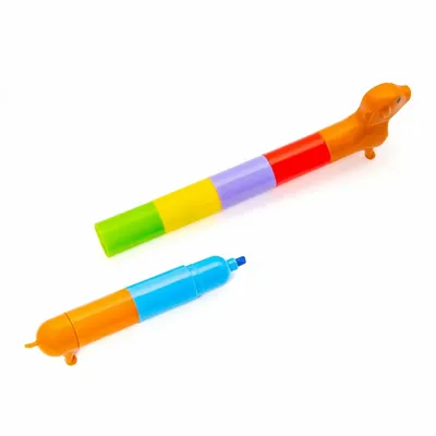 Stationery - Rainbow Dachshund Markers - KIKKERLAND
