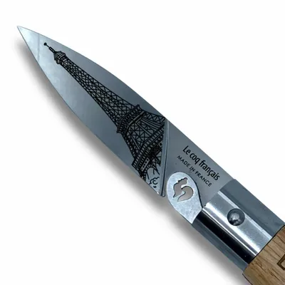 Barbecues - Le Coq knife — Parisian with its sheath - LE COQ FRANCAIS