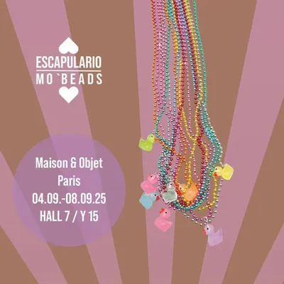 Bijoux - Chaîne à billes avec canards - ESCAPULARIO / MOBEADS