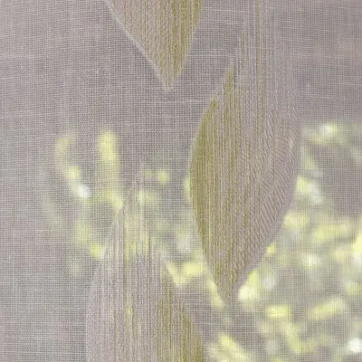 Curtains and window coverings - DENIS Sheer Curtain - Green - with eyelets - 100% pes - 140 x 240 - IPC DECO DELL'ARTE