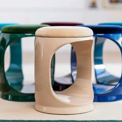 Stools - Signet Ring I Stool I Beige - SOFTICATED