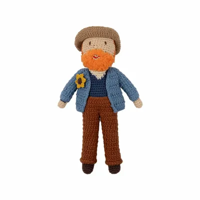 Soft toy - Crochet Vincent doll - GLOBAL AFFAIRS