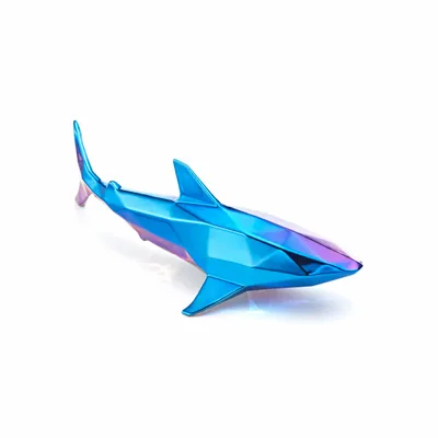 Ensembles muraux - Sculpture en porcelaine – Requin Bleu - OCEANSTORE DESIGN