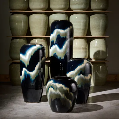 Ceramic - HIMALAYA flamed ceramic jar line - CFOC
