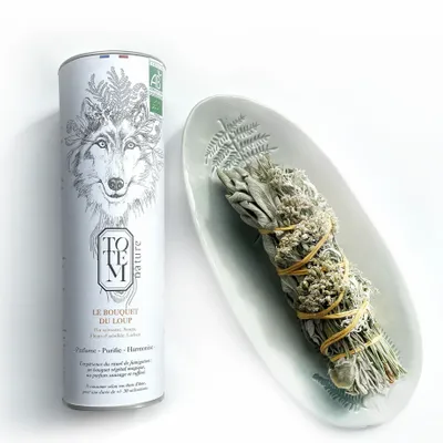 Senteurs - bâton de fumigation bio à la française, le Bouquet du loup - TOTEM NATURE