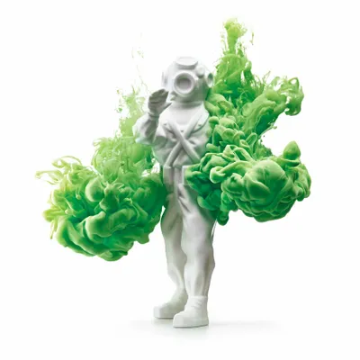 Buffets - Sculpture en porcelaine – Aquanaute Blanc - OCEANSTORE DESIGN