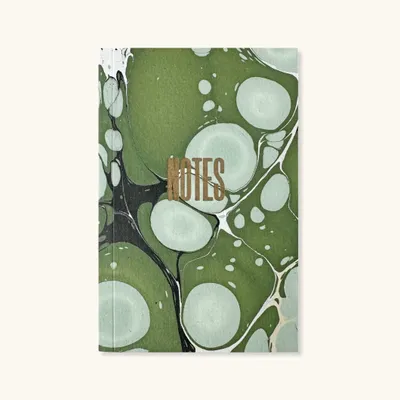 Stationery - Handmade Marbled Notebook - SUKIE