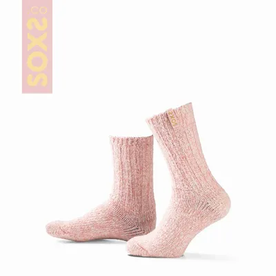 Chaussettes - Chaussettes - Originals, enfants, moyen, laine rose, goldy, 30-34 - SOXS.CO