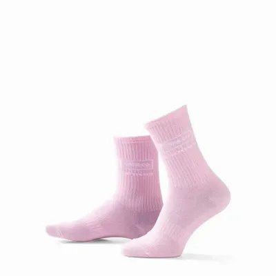 Socks - Socks - Sport, medium, cotton, powder pink, 37-41 - SOXS.CO