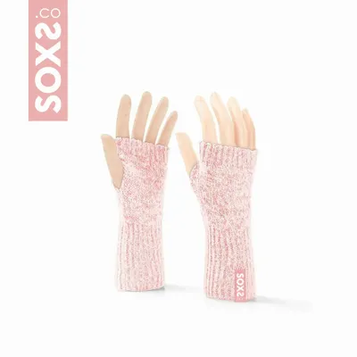 Chaussettes - Originals, chauffe-mains, laine rose, cloud pink, taille unique - SOXS.CO