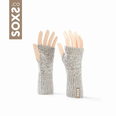 Chaussettes - Originals, chauffe-mains, laine beige, warm sand, taille unique - SOXS.CO