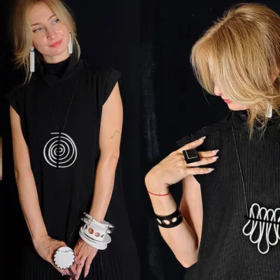 Bijoux - CRAFT #F32 | NOIR & BLANC pour toujours - ALEX+SVET