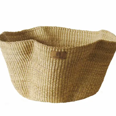 Objets de décoration - Panier Sitso Wave | Panier de rangement et de sol | Sculptur | Naturel - SOLOKO