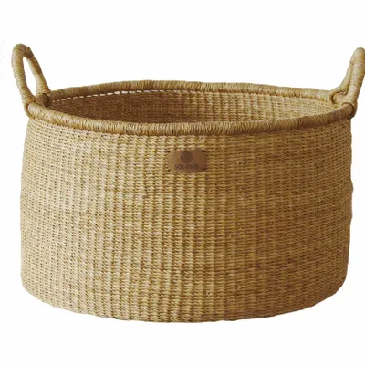 Objets de décoration - Panier de rangement Enyo | Panier de sol | Naturel - SOLOKO