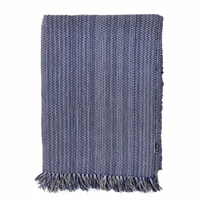 Throw blankets - Handwoven Blanket | Two is One Royal Blue | Handmade Throw | Kente - SOLOKO