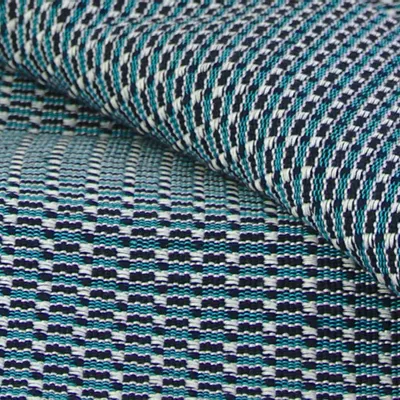 Fabric cushions - Cushion Cover Handwoven | Ability blue, turquoise - SOLOKO