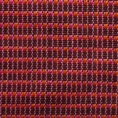 Fabric cushions - Cushion Cover Handwoven | Ability wine red, pink, orange - SOLOKO
