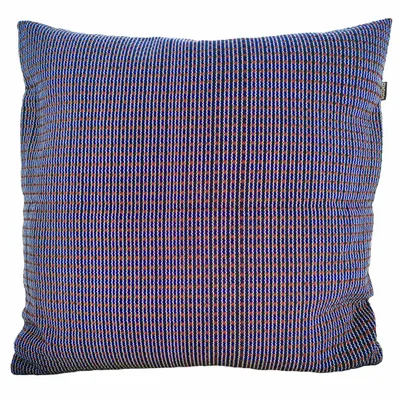 Fabric cushions - Cushion Cover Handwoven | Ability wine red, blue, black - SOLOKO