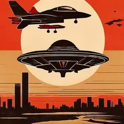 Poster - Avião e UFO - VANTOUR LDA