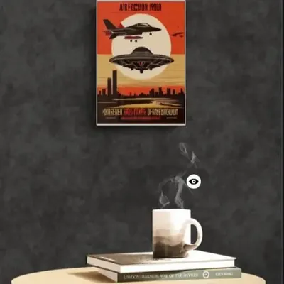 Poster - Avião e UFO - VANTOUR LDA