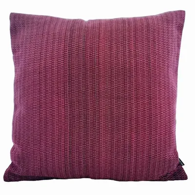 Coussins textile - Housse de coussin tissée à la main | Two is One rouge vin, rose - SOLOKO