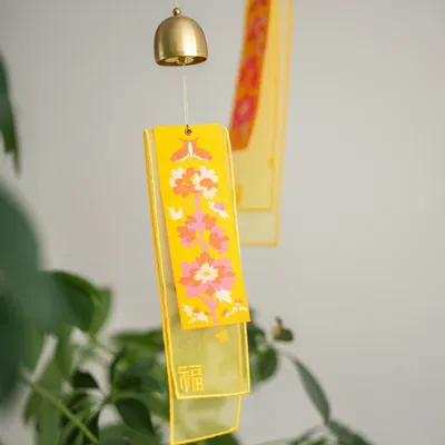 Objets design - [LEEGAMGAK] Carillon à vent - Papillon et pivoine - SEOUL DESIGN FOUNDATION
