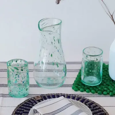Verres - Verre à boire Linear | Verre recyclé | Verre soufflé à la bouche - SOLOKO
