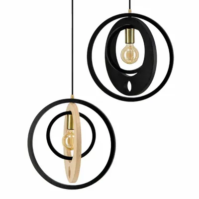 Hanging lights - Wooden pendant - MODERN GESTURE DESIGNS