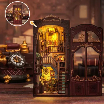 Cadeaux - Library of Wisdom - maquette Book Nook - VCL CORP