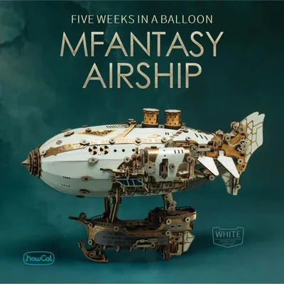 Gifts - Masterpiece Fantasy Airship - White - VCL CORP