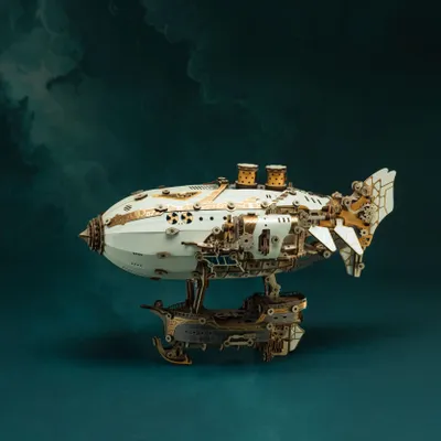 Cadeaux - Masterpiece Fantasy Airship - White - VCL CORP