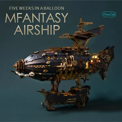 Gifts - Masterpiece Fantasy Airship - Black - VCL CORP