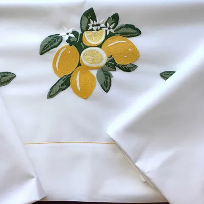 Bed linens - LEMONS - LINHO DO CASTELO - LIN DE CHATEAU