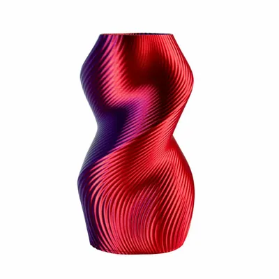 Office design and planning - VASE "SILUET" | MULTI-COLOR | Purple, Red and Gold - AUURA