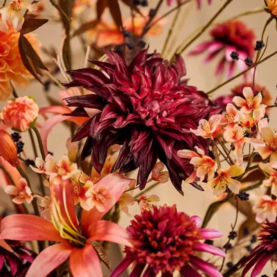Floral decoration - Stunning lifelike Autumnal flowers mix - SILK-KA BV