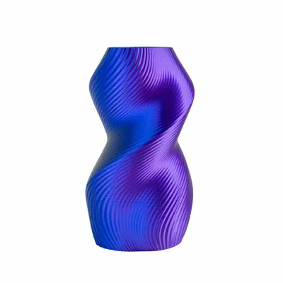 Aménagements pour bureau - VASE « SILUET » | MULTICOLORE | BLEU, VIOLET, NOIR - AUURA