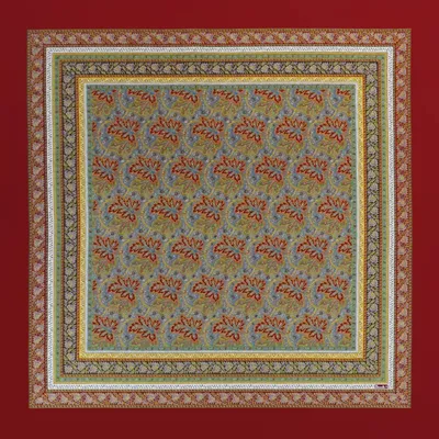 Linge de table textile - Nappe Feuilles de vigne - BEAUVILLÉ