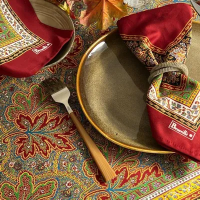 Table linen - Vine Leaves Napkin - BEAUVILLÉ