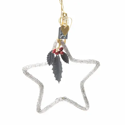 Christmas garlands and baubles - Bead star - WALTHER & CO.