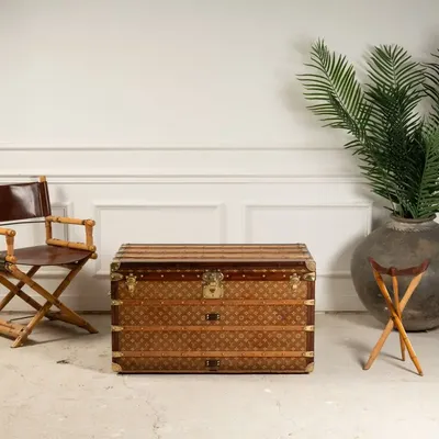 Objets de décoration - Malle Courrier "Jacquard" - BAGAGE COLLECTION