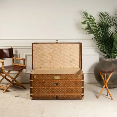 Objets de décoration - Malle Courrier "Jacquard" - BAGAGE COLLECTION