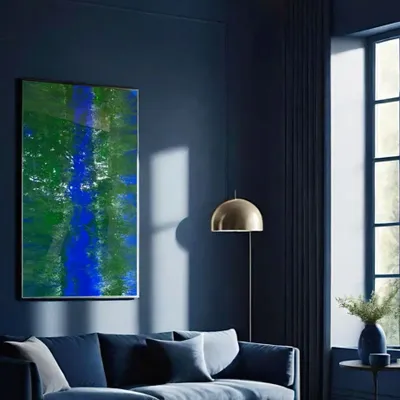 Tableaux - "JungleMirror" – toile acrylique/resin  grand format (146 x 89 cm) - TURIK&ART (KSENIIA TURIK)