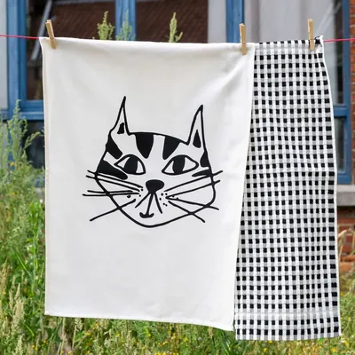 Homewear textile - plaids, tote bags, sacs, torchons, etc. - HELEN B