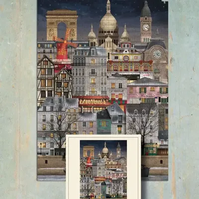Children's games - Paris jigsaw puzzle (500 pieces) - MARTIN SCHWARTZ