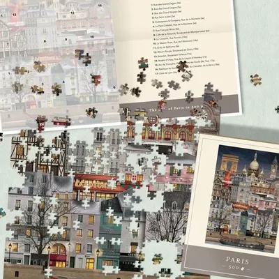 Jeux enfants - Puzzle Paris (500 pièces) - MARTIN SCHWARTZ