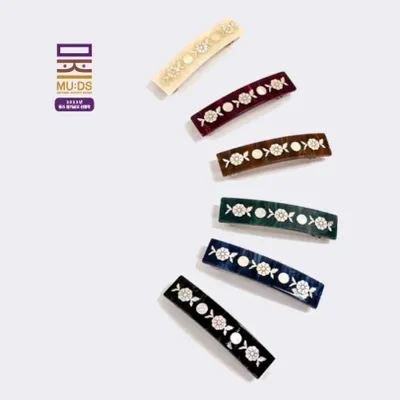 Hairclips - [hongd.made] mop hairpin_flower - SEOUL DESIGN FOUNDATION